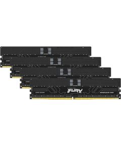 Kingston FURY DDR5 - 64GB - 5600 - CL - 28 (4x 16 GB) Quad Kit, RAM (black, KF556R28RBEK4-64, Renegade Pro, INTEL XMP, AMD EXPO)