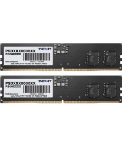 Patriot DDR5 - 32GB - 4800 - CL - 40 (2x 16 GB) dual kit, RAM (black, PSD532G4800K, Signature)