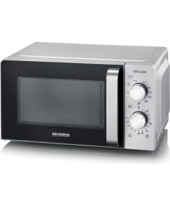 Severin MW 7780 microwave Black, Silver Grill microwave Countertop 17 L 700 W