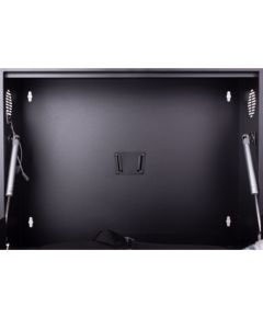 Komutācijas sienas skapis CCTV 19"- 3U 600x500x260mm MELNS