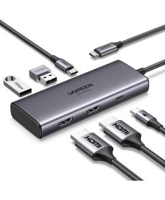 DOKSTACIJA Ugreen Revodok 206 USB Type-C 5000 Mbit/s