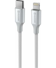 Swissten Textile II USB-C - Lightning Datu un Uzlādes Vads 1.5m