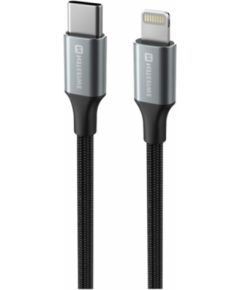 Swissten Textile II USB-C - Lightning Kабель для передачи данных и зарядки 1.5m