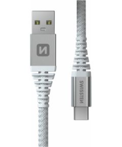 Swissten Kevlar USB - USB-C Datu un Uzlādes Vads 1.5m