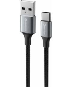 Swissten Textile II USB - USB-C Datu un Uzlādes Vads 1.5m