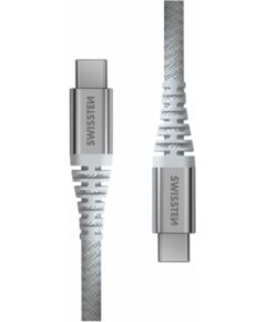 Swissten Klever USB-C - USB-C Datu un Uzlādes Vads 1.5m