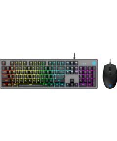 HP KM300F Spēļu Klaviatūrā + Datorpele USB / ENG / 6400DPI / RGB