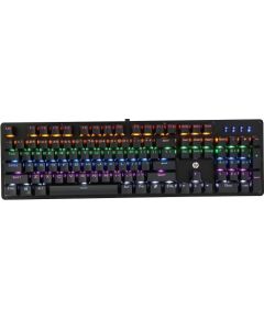 HP GK100F Mehāniskā Spēļu Tastatūra RGB / USB / ENG