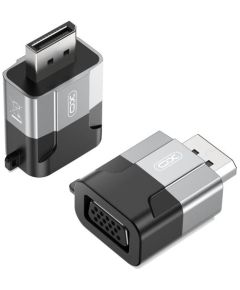 XO adapteris GB016 Displayport - VGA pelēks