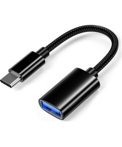 GoodBuy Adapter USB-A to Type-C 3.0 OTG Savienojums Melns (OEM)