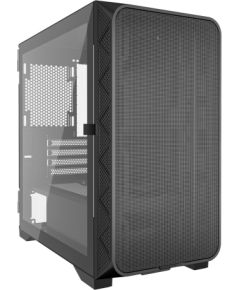 Gembird CCC-FC-MK200 Gaming ATX case, Fornax MK200, mesh, without fans, black