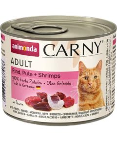 ANIMONDA Carny Adult Beef, turkey and shrimps - wet cat food - 200g