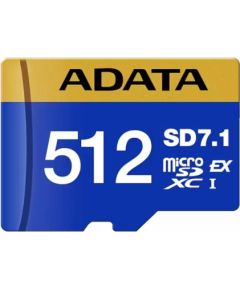 A-data MEMORY MICRO SDXC 512GB SD7.1/UD512GEX3L1-C ADATA