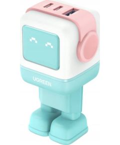 TĪKLA LĀDĒTĀJS Ugreen Nexode RG (Robot GaN), 2x USB-C + USB, 65W
