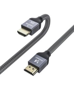 Wozinsky   Wozinsky cable HDMI 2.1 8K 60 Hz 48 Gbps / 4K 120 Hz / 2K 144 Hz 1 m Silver (WHDMI-10)