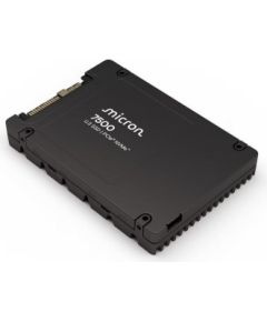SSD MICRON SSD series 7500 MAX 1.6TB PCIe Gen4 NVMe NAND flash technology 3D NAND Write speed 2700 MBytes/sec Read speed 6800 MBytes/sec Form Factor U.3 TBW 4380 TB MTBF 2000000 hours MTFDKCC1T6TGQ-1BK1DABYYR