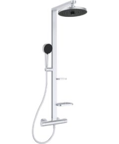 Ideal Standard dušas sistēma ar termostatu Ceratherm ALU+, silver