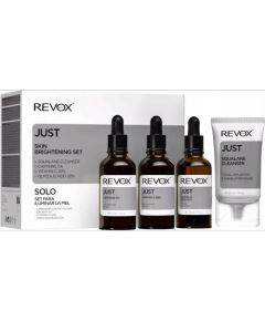 Dermalogica Skin Brightening Set Revox B77: Just, Caffeine 5%, Anti-Dark Circles, Day, Eye Serum, 30 ml + Just, Vitamin C 2%, Anti-Oxidant, Serum, For Face, 30 ml + Just, Glycolic Acid 20%, Toning, Serum, For Face, 30 ml + Just, Squalane, Eliminates Impur