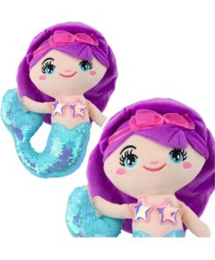 Leantoys Pluszowa Syrenka Przytulanka Ogon W Cekiny Turkusowa 28cm LEAN Toys