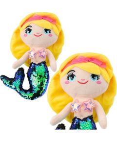 Leantoys Pluszowa Syrenka Przytulanka Ogon W Cekiny Zielony 30cm LEAN Toys