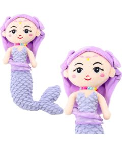 Leantoys Pluszowa Syrenka z Koralami Przytulanka Fioletowa 32cm LEAN Toys