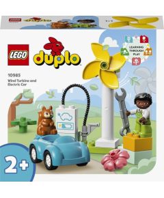 LEGO Duplo Turbina wiatrowa i samochód elektryczny 6 szt. (10985)