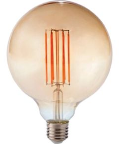 Visional G125 LED Filament Spuldze E27 12W 3000K 1320lm Dimmerama Dzintara Stikls 220–240V RA>80