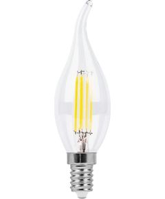 Visional C35T LED filamentu spuldze E14 4W 3000K 520lm caurspīdīgs stikls 220–240V RA>80