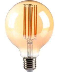 Visional G95 LED Filament Spuldze E27 10W 3000K 1200lm Skaidrs Stikls 220–240V RA>80