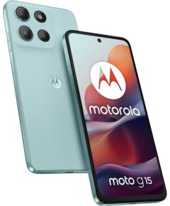 Motorola moto g15 17.1 cm (6.72") Dual SIM Android 15 4G USB Type-C 8 GB 128 GB 5200 mAh Light Blue