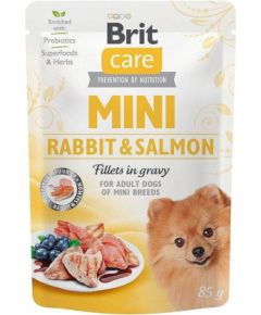 BRIT Care Mini Rabbit&Salmon - wet dog food - 85g
