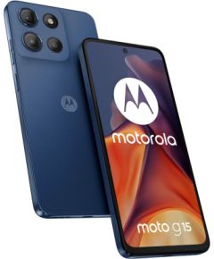 Motorola moto g15 17.1 cm (6.72") Dual SIM Android 15 4G USB Type-C 8 GB 128 GB 5200 mAh Navy