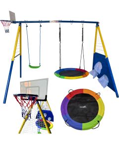 Lean Playground Multifunctional 4in1 Swings Play Basket Target Mat