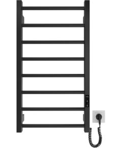 Mario elektriskais dvieļu žāvētājs HF Leeds, 770х530 mm, tērauds, matēts melns