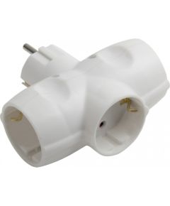 Electraline 55040 Адаптер 3 Гнезда16A 250V