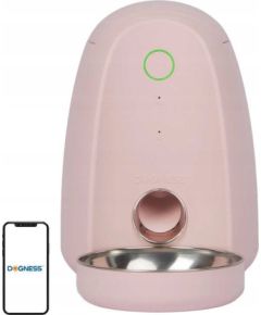 Inteligentny dozownik karmy z plastikową miską WIFI mini Dogness (różowy))