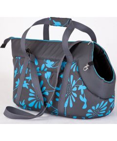 Hobbydog R2 Torba Grafit W Niebieskie Kwiaty