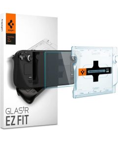 ТЕМПЕРИРОВАННОЕ СТЕКЛО Spigen GLAS.TR "EZ FIT" Steam deck CLEAR