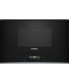 Siemens iQ700 BE732L1B1 microwave Black Combination microwave Built-in 21 L 900 W