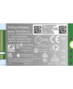 HP 5G Modem m.2 WWAN 4G/5G Sub-6 GHz FM350-GL Mobile Broadband Cellular (compatible with WWAN-ready EliteBook 8 X - G1i G1a - 13 14 16, Flip, ZBook 8 X Fury - G1i G1a - 14 16 18) / B8BD4AA