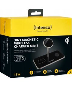 Intenso 3in1 Magnetic Wireless Charger MB13 black