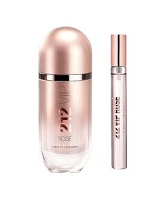 Carolina Herrera 212 VIP Rose Dárková sada EDP 80 ml a miniaturka EDP 10 ml 80ml Sieviešu Smaržas