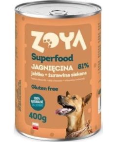 Dolina Noteci ZOYA Jagnięcina - Superfood - Karma mokra dla psów - 400g