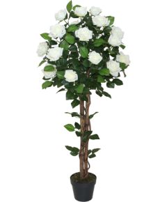 Mākslīgs koks ROSE TREE H120cm, melns puķupods