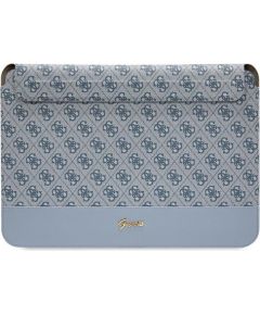Guess Sleeve GUCS14PS4SGB 14" blue|blue 4G Stripe Metal Logo