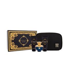 Versace Dylan Blue pour Femme Gift set EDP 100 ml, body lotion 100 ml, shower gel 100 ml and cosmetic bag 100ml