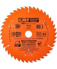 Griešanas disks kokam CMT ITK-Plus® 271; 168x1,7x20; Z36; 10°