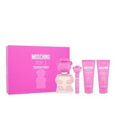 Moschino Toy 2 Bubble Gum Dárková sada EDT 100 ml, miniatruka EDT 10 ml, sprchový gel 100 ml a tělové mléko 100 ml 100ml