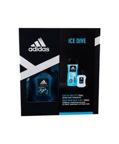 Adidas Ice Dive Gift Set EDT 50 ml and shower gel 250 ml 50ml