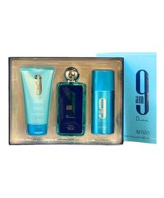 Afnan 9am Dive Gift set EDP 100 ml, shower gel 150 ml and deospray 150 ml 100ml